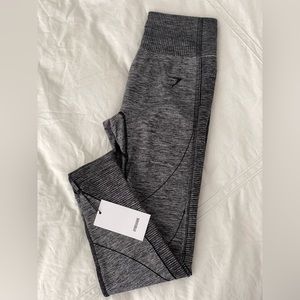 Gymshark Hyper Amplify Seamless Black Marl (Medium)